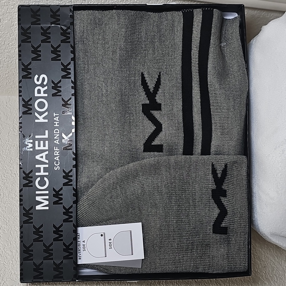 Michael Kors Scarf and Hat Set